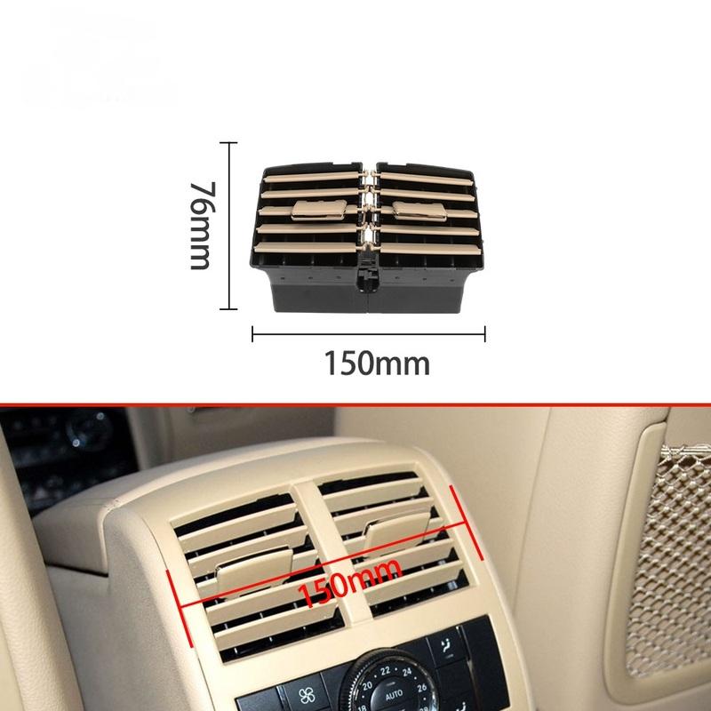 For Mercedes Benz W164 ML GL Car Interior Rear Air Conditioner AC Vent Grille Outlet Assembly 2006 2007 2012 1648300454