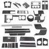 Soft Carbon Fiber For Toyota FJ Cruiser 2007-2026 Car Center Control Interior Sticker Car Modification Accessories