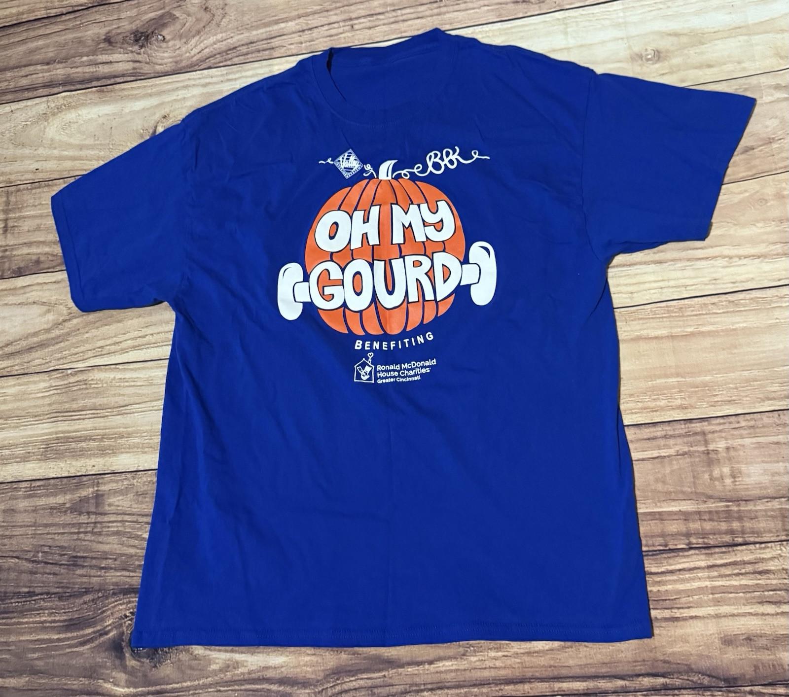 RONALD MCDONALD House Charities Oh My Gourd Halloween Cincinnati T Shirt Size Lg S