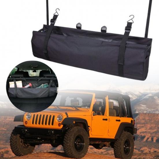 Car Back Seat Storage Bag Large Multi Hanging Pocket Trunk Bag Organizer