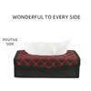 Auto Taschentuchbox PU Leder Auto Papierhandtuchhalter für Armaturenbrett Armlehne Büro Zuhause Schreibtisch Auto