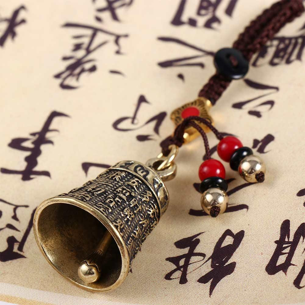 Bell Auspicious Gourd Fengshui Car Keyring Jewelry Findings Keychain Components Brass KeyChains