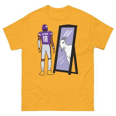 Justin Jefferson Mirror GOAT T-Shirt