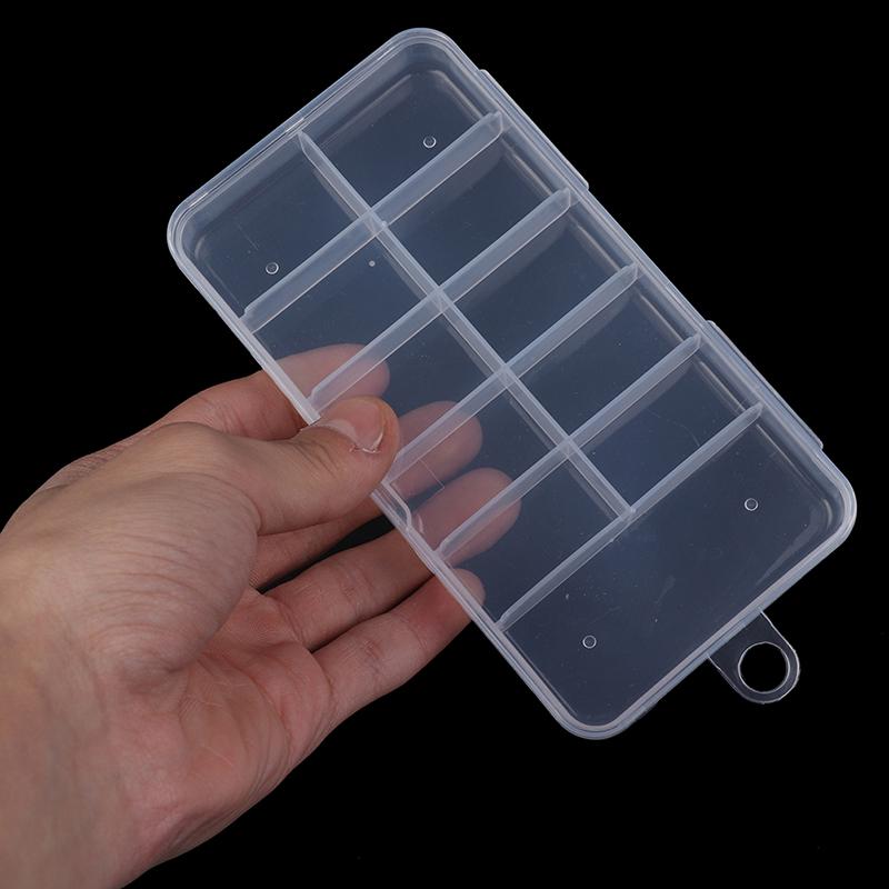 10/11Grids Nail Art  Gem Accessories Empty Container Storage Case Box