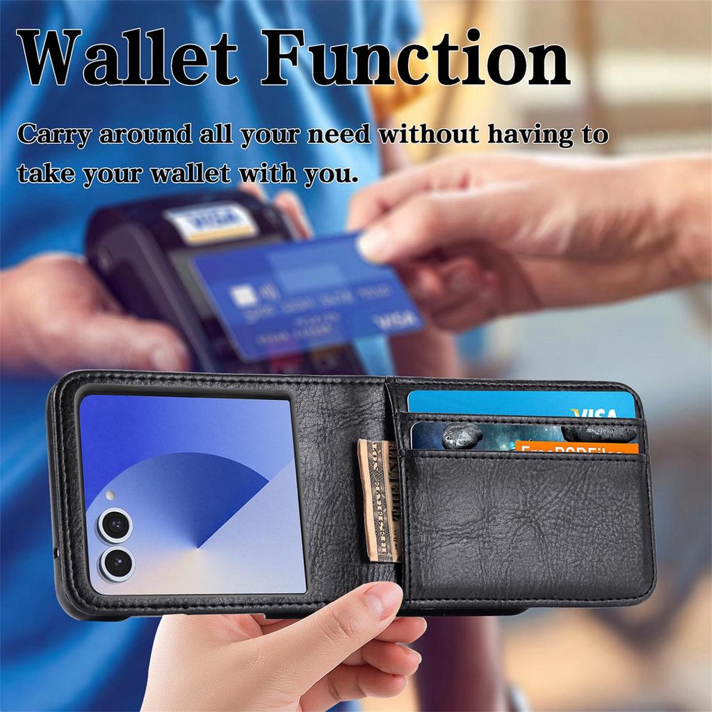 Ochranné pouzdro Samsung Z Flip 7 FE se slotem na vizitky