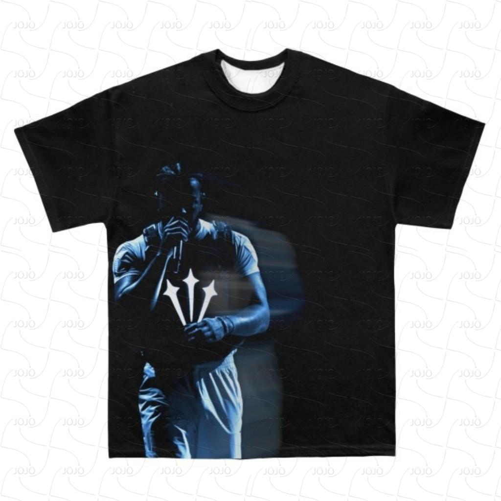 Real Rapper Drake Retro Graphic T Shirt Men's Hip Hop Clothing Y2k Unisex Fashion Oversized West Coast Gangster Top Gift for Fan