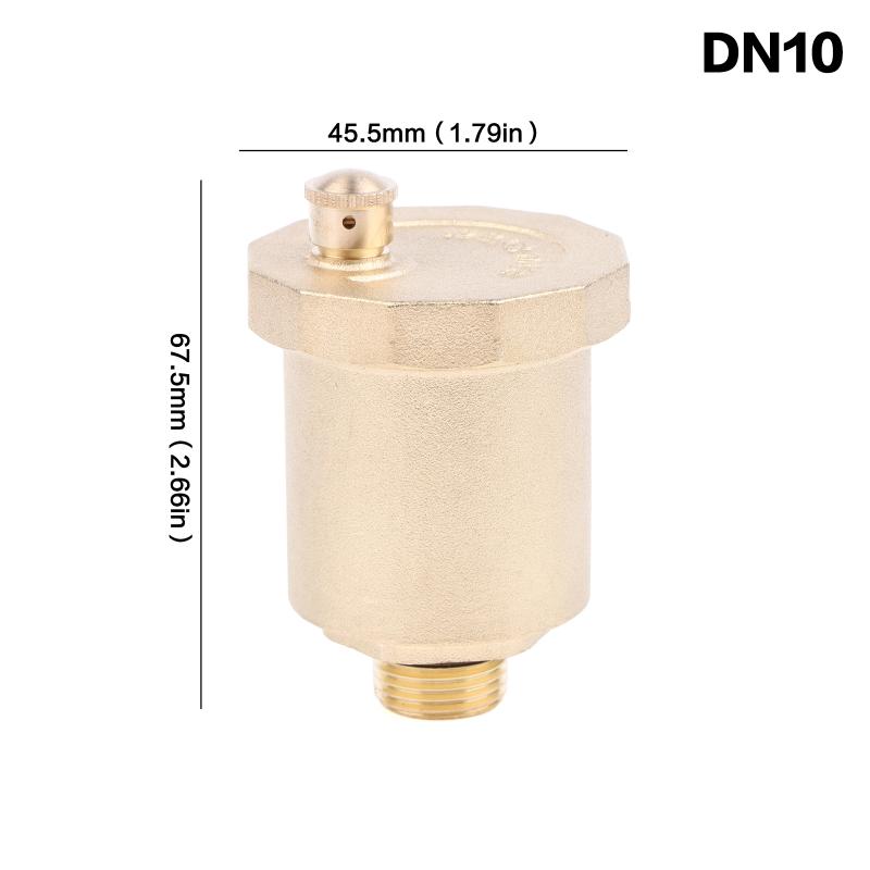 Dn10/Dn15/Dn20/Dn25 Brass Material Automatic Exhaust Release Valve Standard Male Thread Pressure Release Air Vent Valve