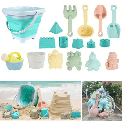 Dětská plážová hračka 5/11/17 ks Sada pro hraní dětí ve vodě a písku Velká lopatka na písek Plážové kyblík Nástroj na kopání písku