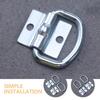 HORIALENCE 4pcs Truck Heavy Duty Tie Down Ring Car Ring Down Hook Training