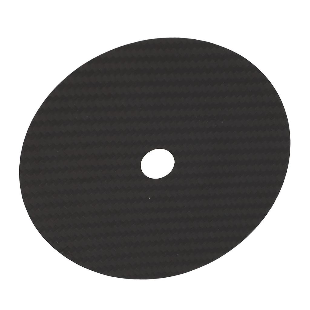 CD Tuning Pad HIFI CD Tuning Mat Low Distortion Rate Carbon Fiber CD Pad for CD Player Black
