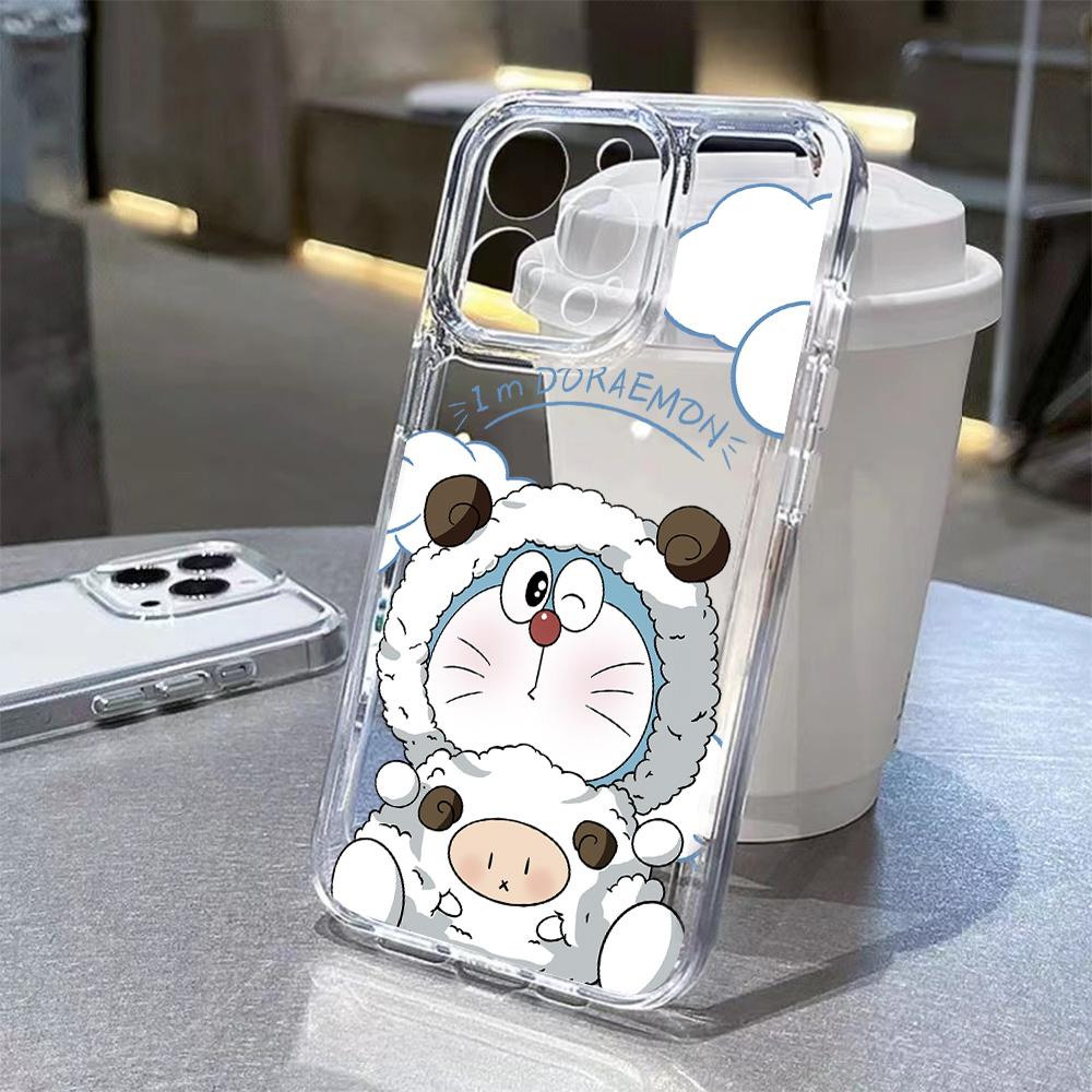 Cartoon For Doraemons Phone Case For Samsung Galaxy S26 S25 S24 S23 S22 S21 S20 FE Note20 10 Edge Plus Ultra Lite 5G Clear Cover