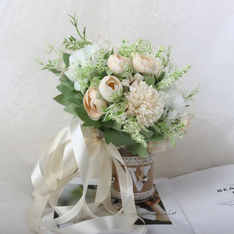 Koreanischer Waldstil Braut-Handstrauß für Hochzeit oder Foto-Requisiten