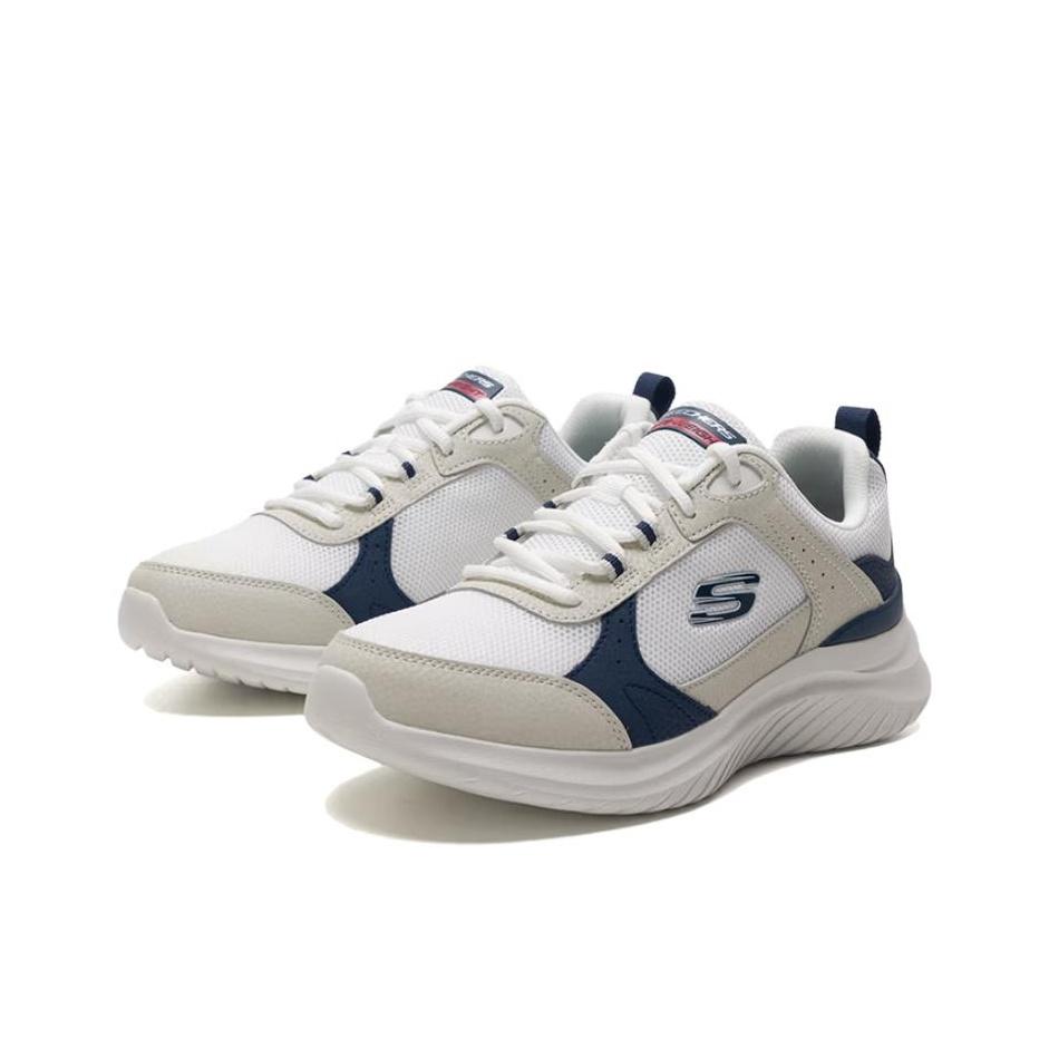 Skechers Flection 3.0 Memory Foam Comfortable Versatile Durable Breathable Running Shoes Men Sneakers Off-White 8790357-OFWT
