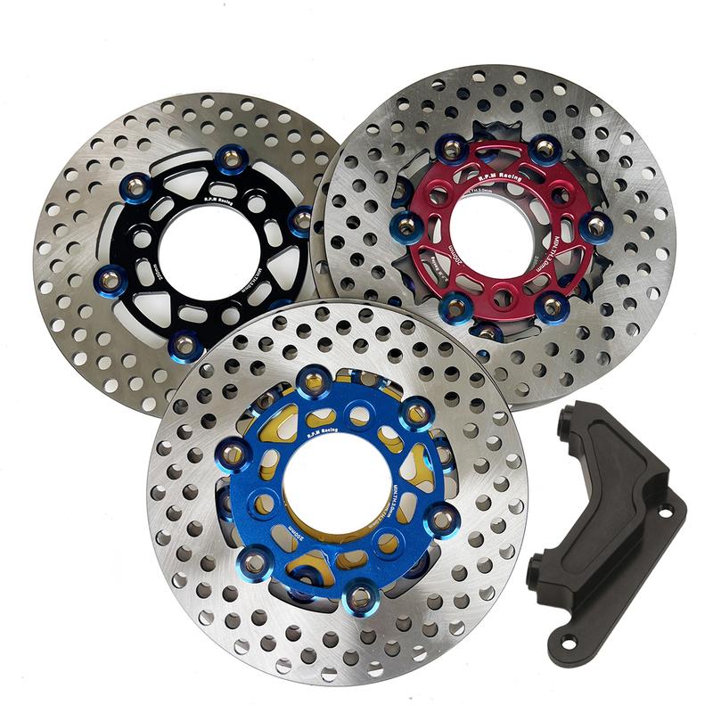 Universal 200mm motorcycle brake discs For Honda DIO AF27 AF28 AF18 ZX AF34 AF35 AF36 Floating Rapid cooling brake pads