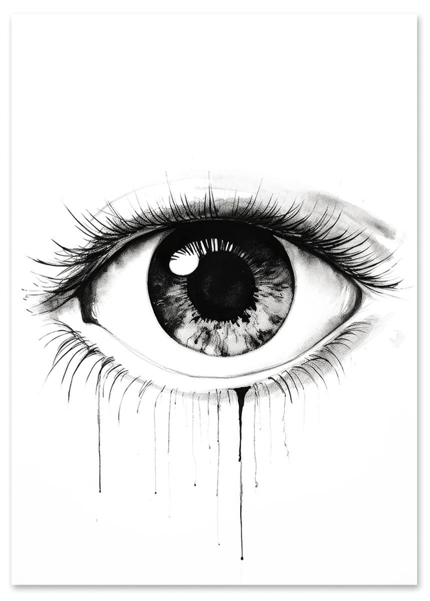 Plakat czarne oko
