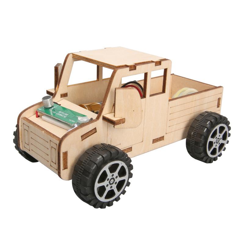 

Машина с голосовым управлением, детская технология, самодельная маленькая машинка, материал для упаковки, игрушки для студентов, стим, наука, образование древесина