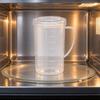 Translucent Microwave-Safe Measuring Cup with Lid Clear