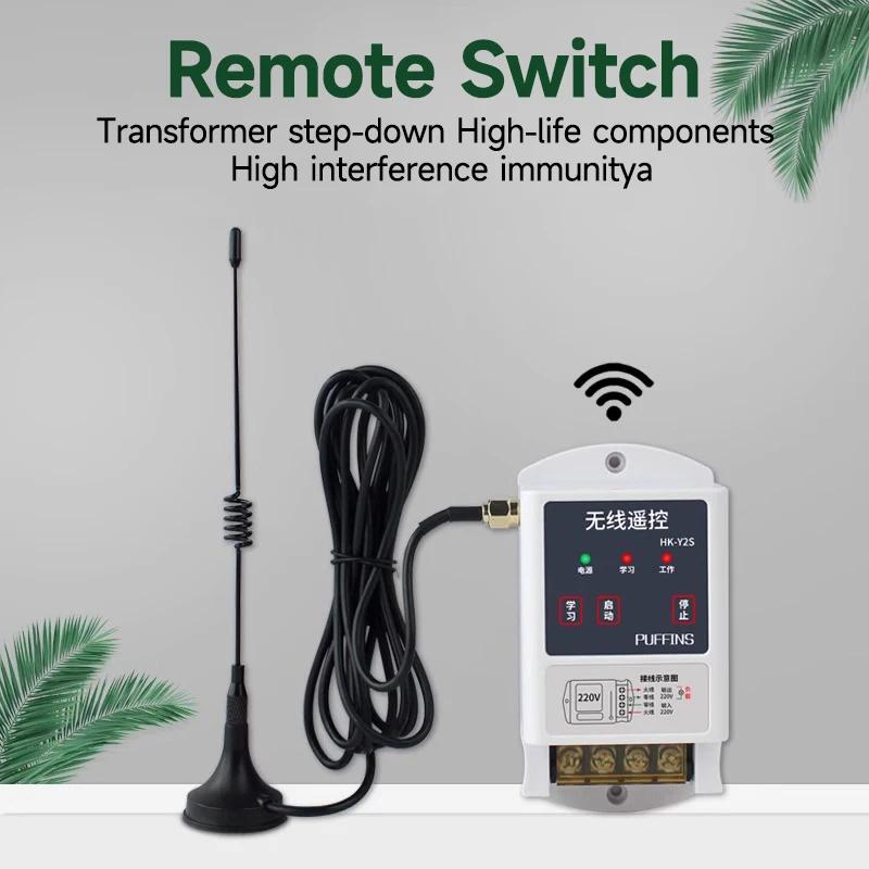 315MHz wireless remote control switch AC220V 380V high power 1000W 1KM 3KM long distance relay receiver, wireless remote control