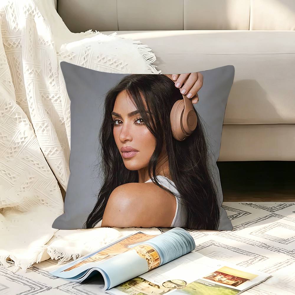 KKim KKardashian SSkims Various Sizes Square Pillow Case For Car Home Bedchamber Decor