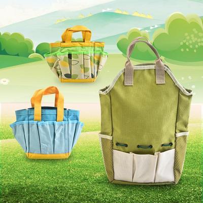 Gardening Multifunctional Waterproof Oxford Cloth Tool Apron with Large Capacity Pockets