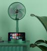 Compact USB Rechargeable Silent Desktop Fan for Office, Dorm, or Bedside Use