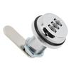3‑Digit Combination Cabinet Lock Zinc Alloy Password Locks Home Security Supplies for DrawersSilver