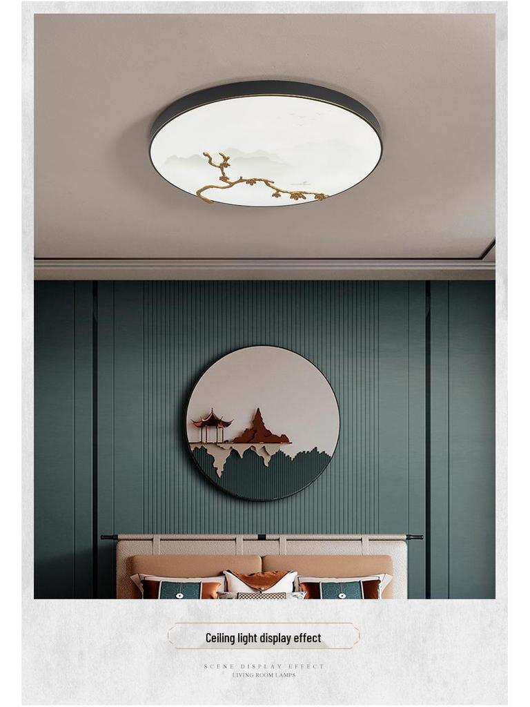 2024 Modern Chinese Style Chandelier for Living Room, Dining Room, or Bedroom - Simple and Elegant Atmosphere with Hotel-Quality Lighting