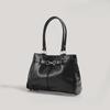 Stilvolle Einfache Aktentasche Retro Ölwachs Pittot Pendler Allround Schultertasche für Damen