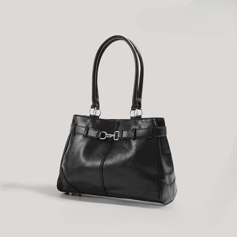 Stilvolle Einfache Aktentasche Retro Ölwachs Pittot Pendler Allround Schultertasche für Damen