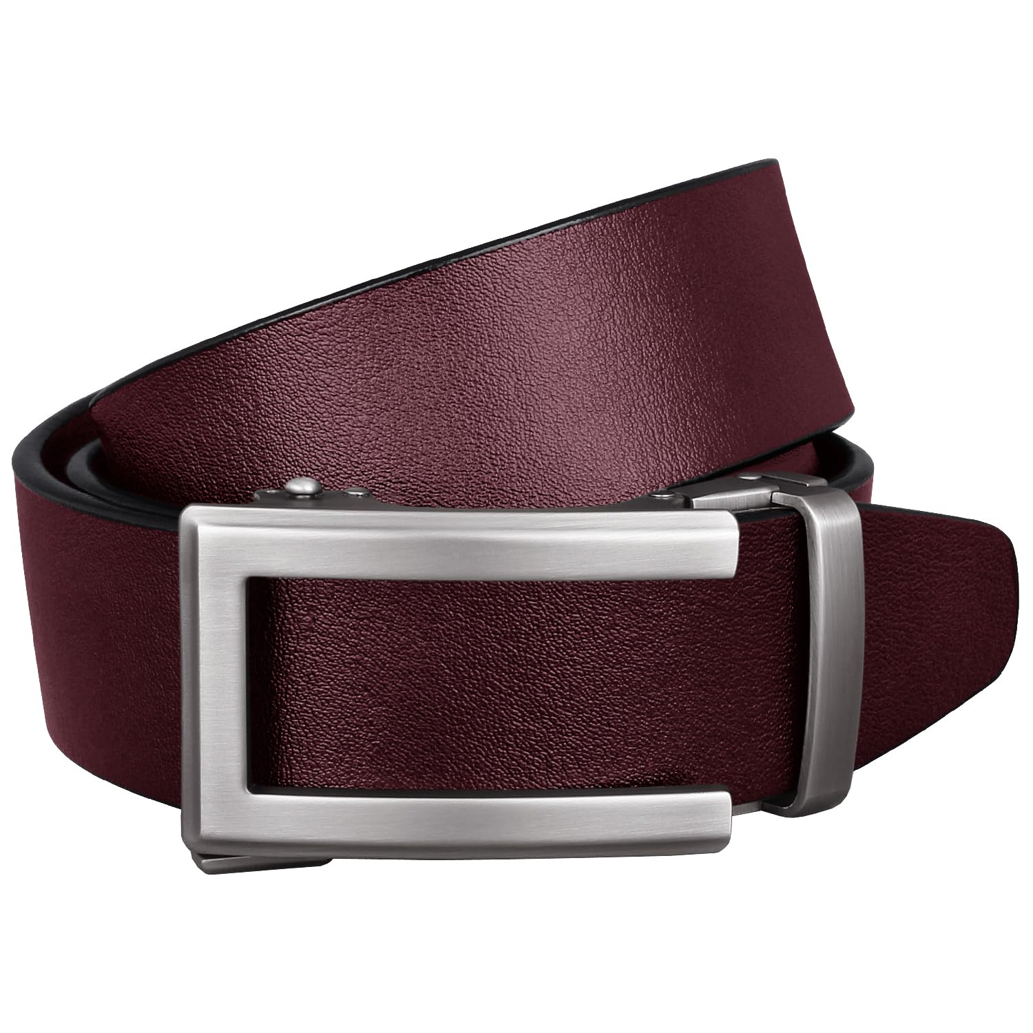 Men s belt, automatic lock, casual, no holes, genuine leather, stylish, casual belt, brand, large size, men s belt, infinitely adjustable, leather,