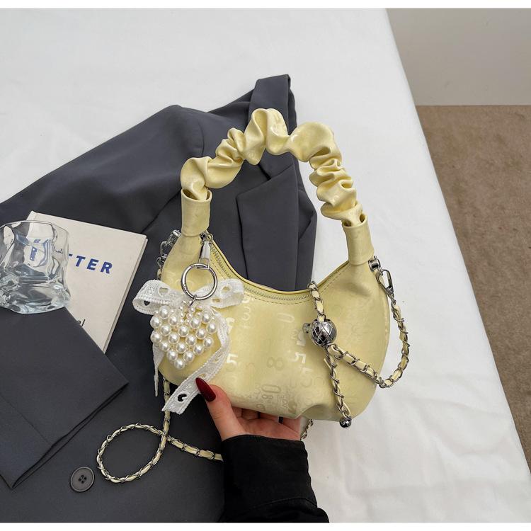 Women's bag 2025 new shoulder messenger dumpling bag Internet celebrity Korean version handbag foreign style high sense messenger bag