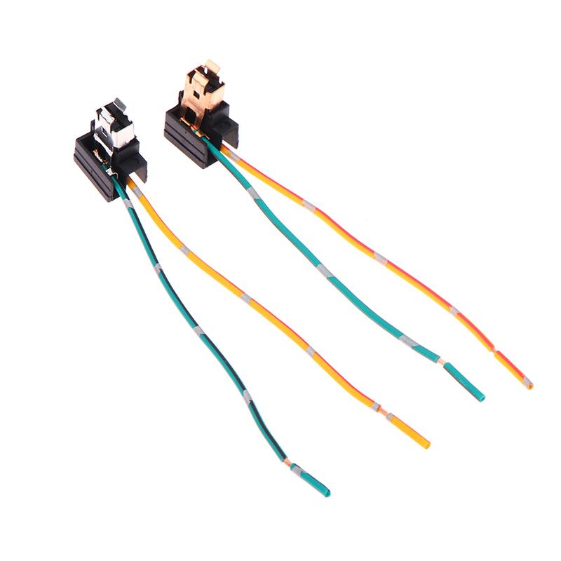 2Pcs Headlight Lamp Bulb Socket Wiring Harness Connector Plug Adapter Line For H1 H7 H4 Bulb Car Headlight Connection Plugs