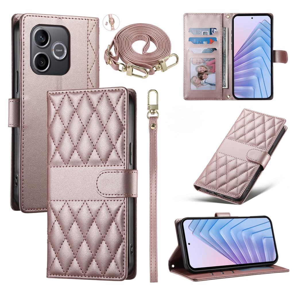 For Samsung Galaxy S26 Case Stand Wallet Calf Texture PU Leather Flip Phone Cover