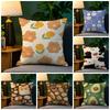 Summer Animal Plant Floral Decorations  Pillow Case Natural Linen Pillow Case DoubleSided Decor Sofa Pillowcase Home Decor