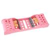 Dental Sterilization Box Surgical Disinfection Tray with 3 Holders Tips File Burs Disinfection Holder