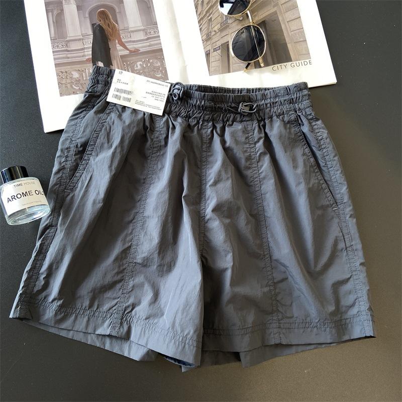 

Эластичный пояс с завязками на талии, спортивные тонкие шорты, впитывающие пот, быстросохнущие, повседневные брюки для женщин 2XL