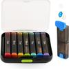 Cross-Border Portable Pill Box Organizer: 7-Day Multi-Compartment Sealed Pill Dispenser