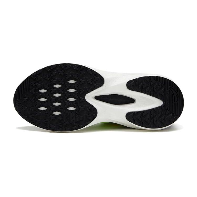 Anta Kids Non-Slip Shock Absorbing Wear-Resistant Low-Top Running Shoes Kids Sneaker Green Black White 312255570-1