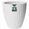 Plant pot Garden ID Fancy White Polyethylene 40 x 42 cm