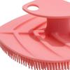 Bath Shower Body Cleansing Brush Scrub Hair Scalp Shampoo Silicone Scrubber