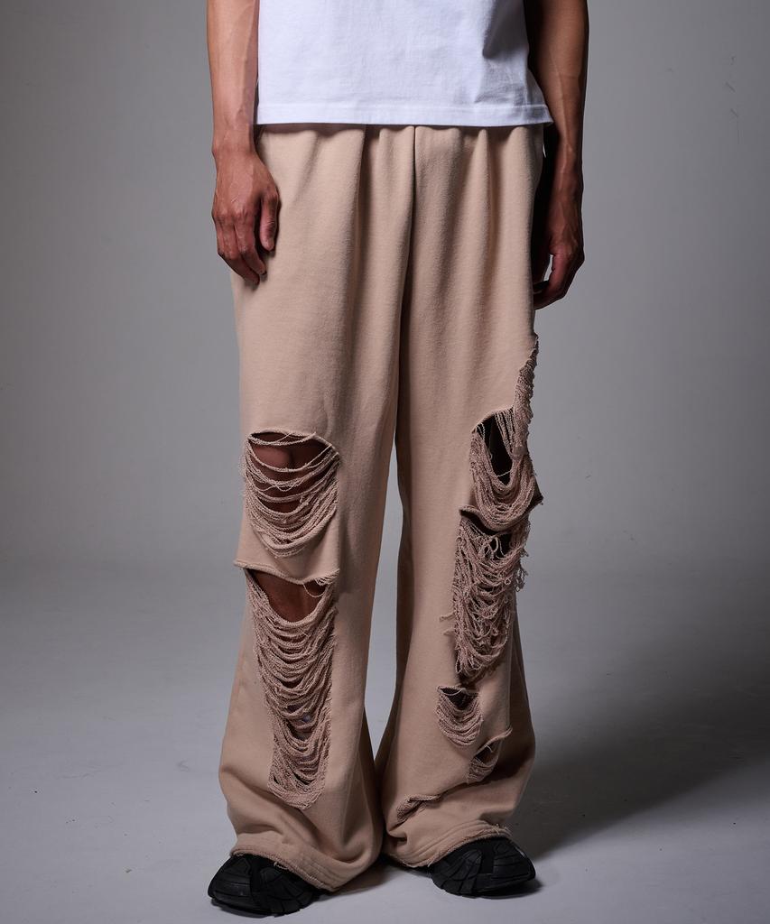 Peideomeonteu Made Scratch Damage Sweatpants (4 Colors)