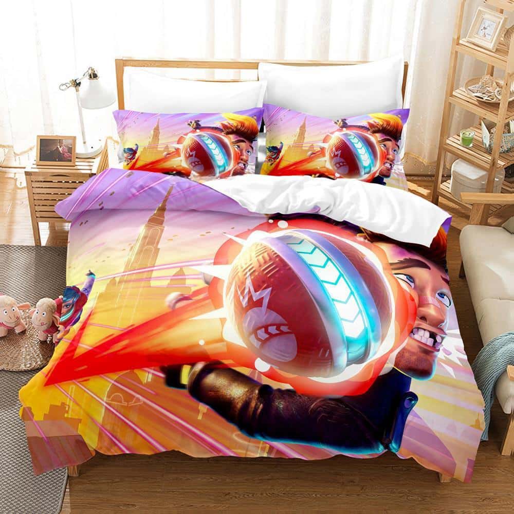 Fashion 3D Print Anime Game Knockout City Bedding Collection Single Twin Full Queen King Size Bed Collection Adult Kid Bedroom Duvetcover Collections