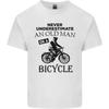 Cycling Never Underestimate Old Unisex Unisexs Light Cotton TShirt