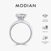 2ct D Color VVS1 Clarity Moissanite 925 Sterling Silver Dazzling Classic Crown Rings For Women Wedding Fine Jewelry