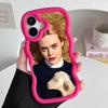 Elle Fanning Wavy Edge TPU Mobile Phone Case for iPhone 17 16 15 14 13 12 11 Air Pro Max Plus Colorful Cover