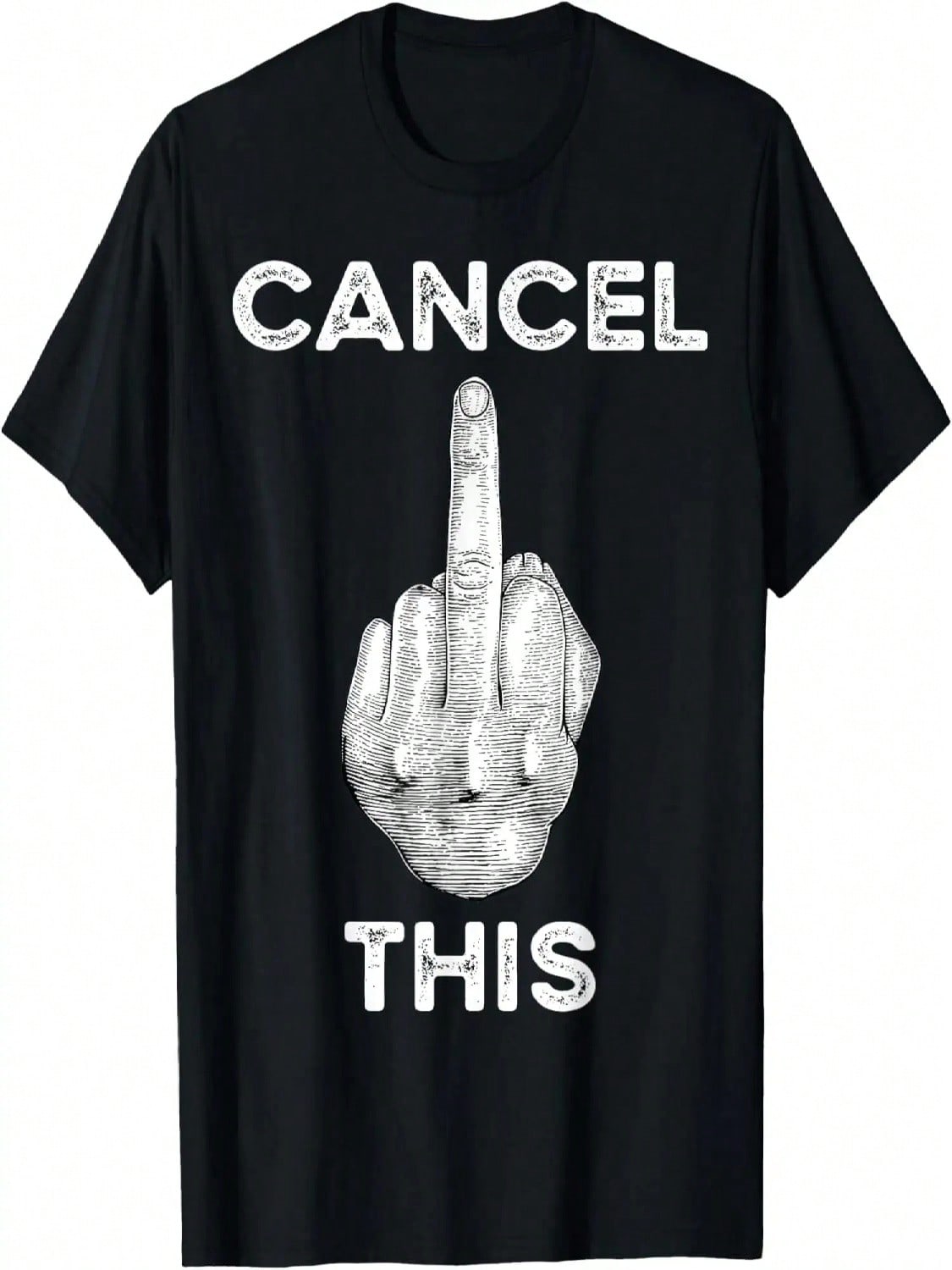 Cancel Culture Funny Cancel This  Gesture Fun T-Shirt S разноцветный