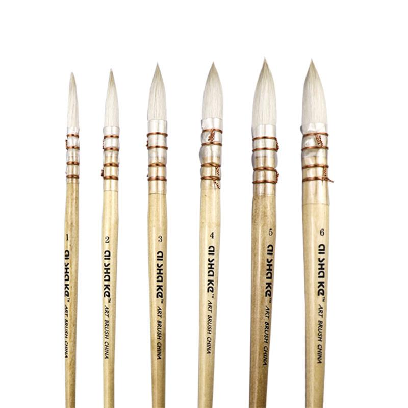 Professional Detail Paint Brush Art Painting Brushes for Watercolor & Oil Drawing Painting Supplies