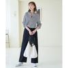 ROPE PICNIC Silk Blend Blue Can Be Used As a Sweater Women's Shirt, (44),