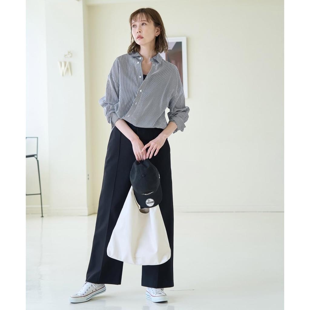 ROPE PICNIC Silk Blend Blue Can Be Used As a Sweater Women's Shirt, (44),