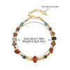 Maillard handmade old money wind tiger's eye stone beaded necklace high-end light luxury original design autumn and winter sweater chain